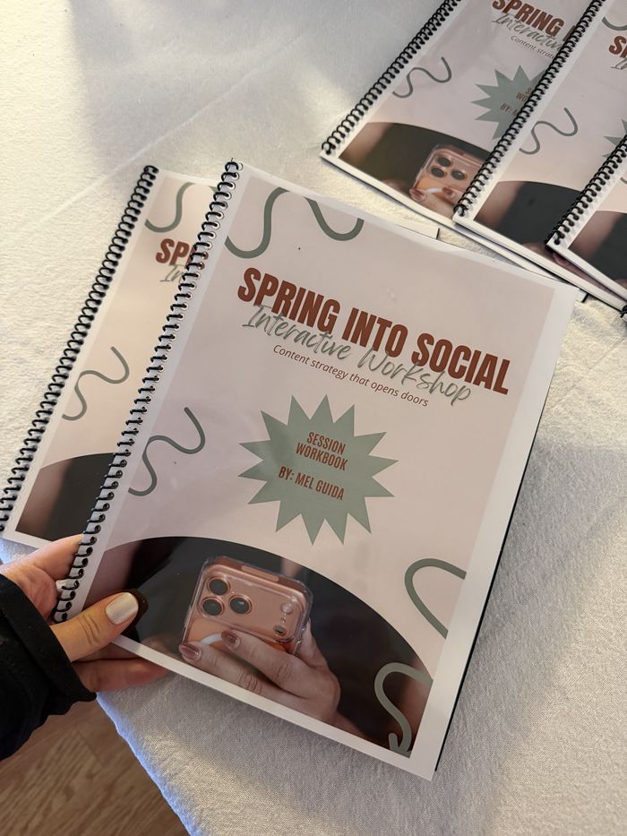 Printed Spring Into Social workbooks